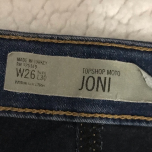 Topshop Joni Jeans - Medium Wash - Picture 6 of 10